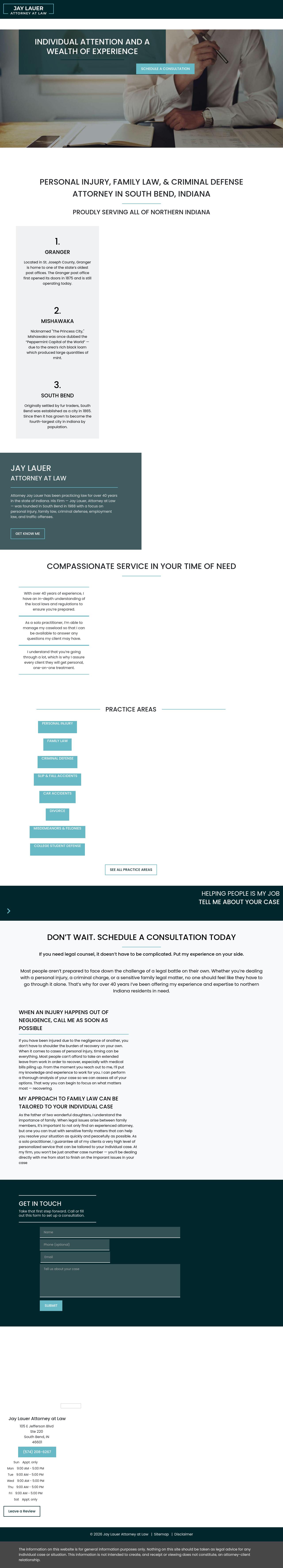 Jay Lauer, Attorney at Law - South Bend IN Lawyers