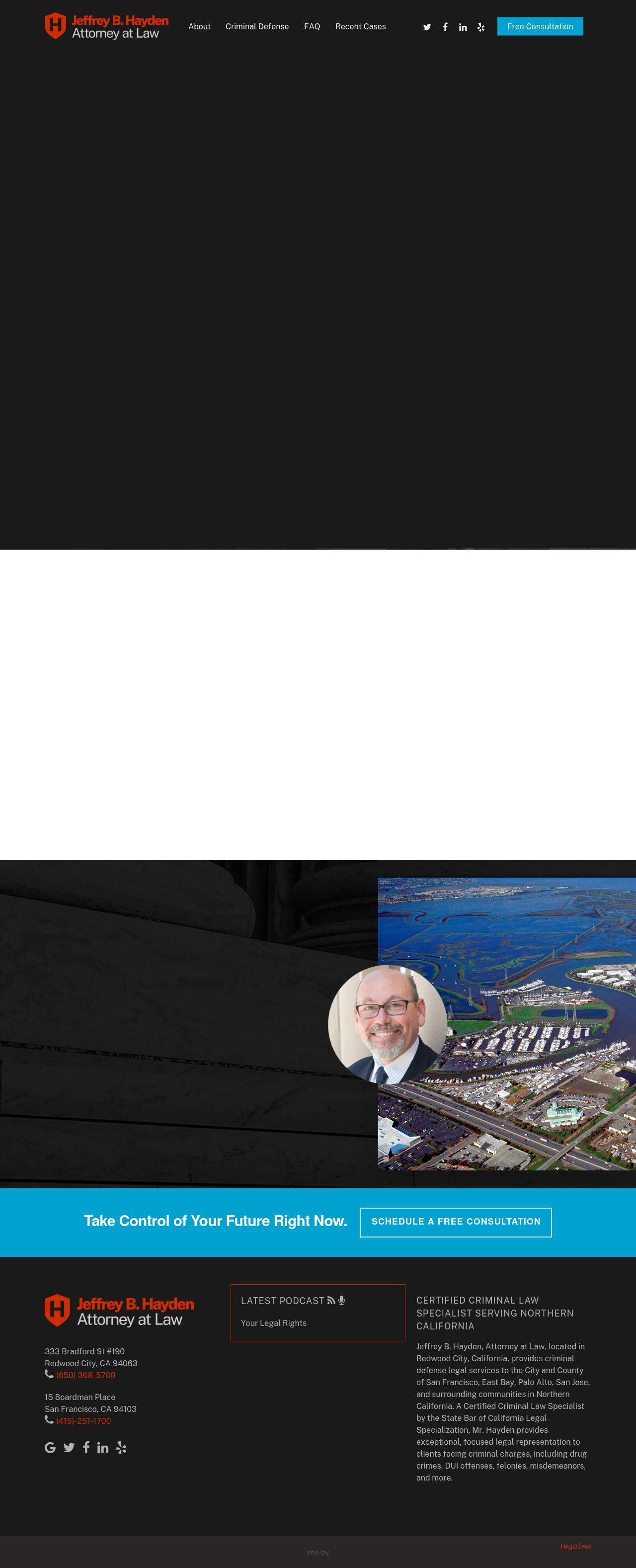 Jeffrey B. Hayden, Attorney at Law - Redwood City CA Lawyers