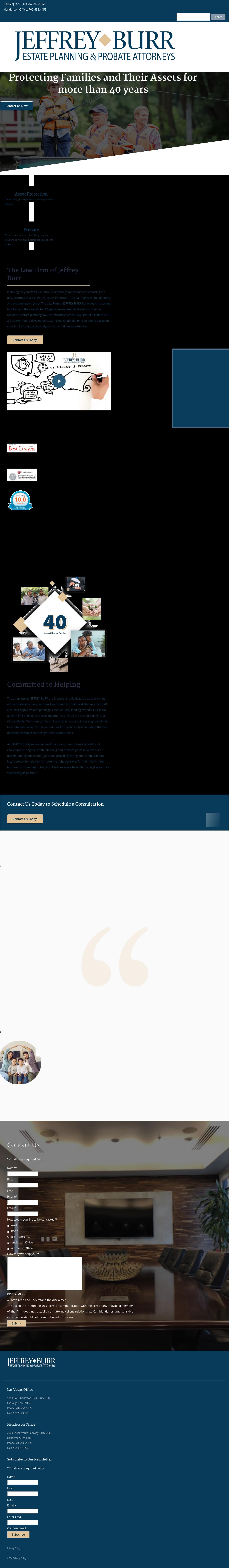 Jeffrey L. Burr - Las Vegas NV Lawyers