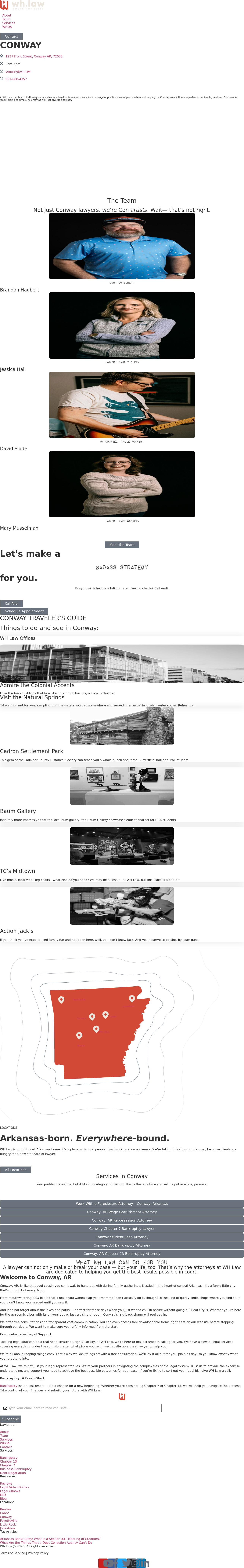 wh Law - Conway AR Lawyers