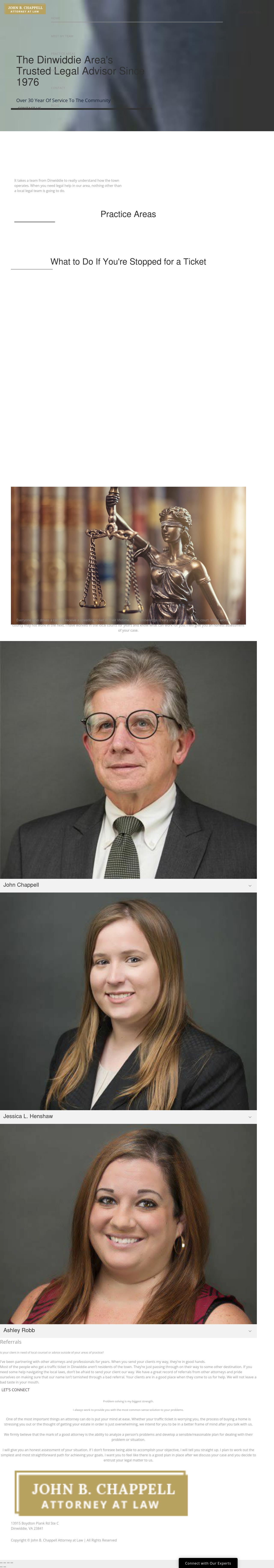 John B. Chappell, Attorney at Law - Dinwiddie VA Lawyers