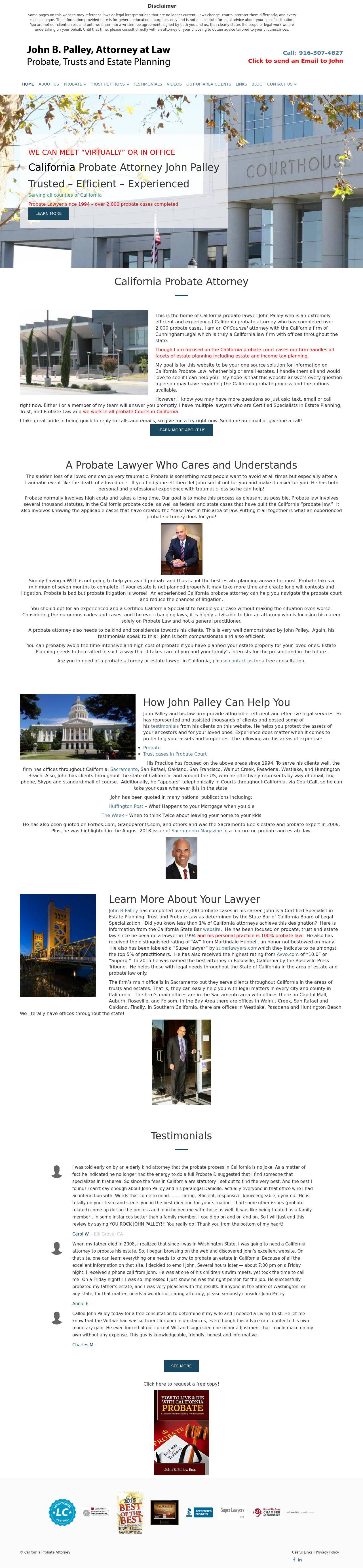 John B. Palley - Meissner, Joseph & Palley - Sacramento CA Lawyers