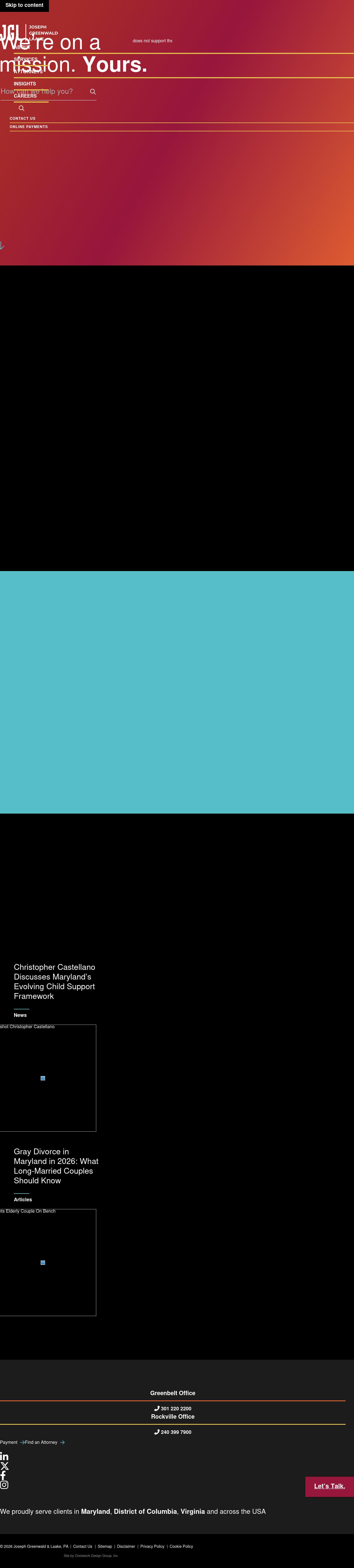 Joseph Greenwald & Laake, PA - Greenbelt MD Lawyers