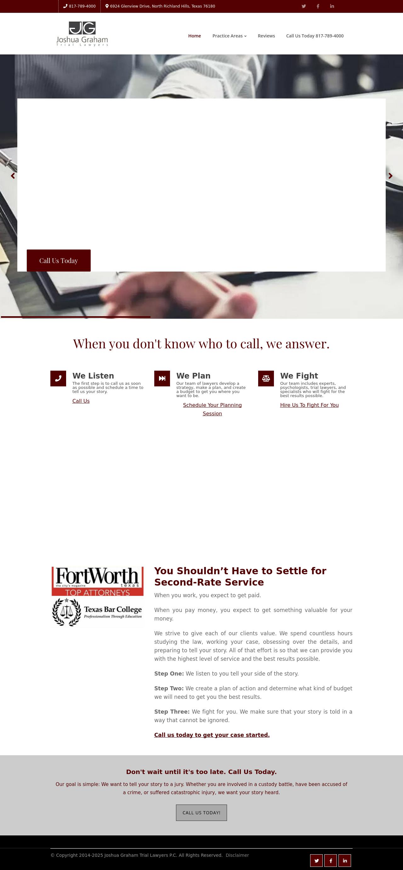 Joshua Graham & Associates, PLLC. - Fort Worth TX Lawyers