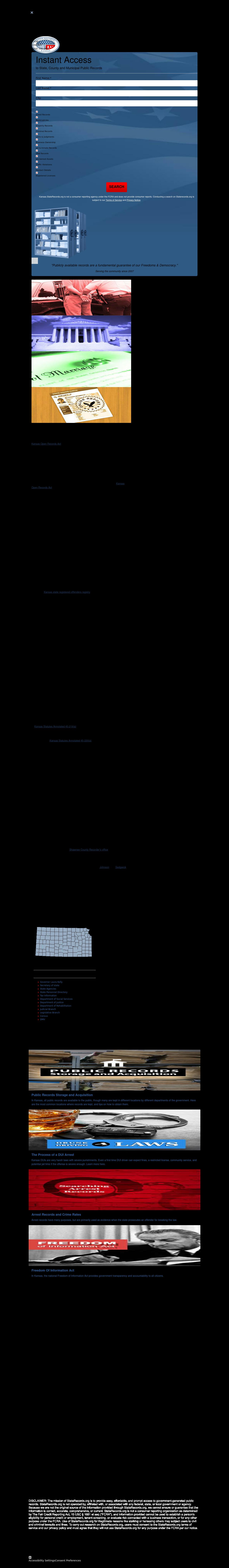 Kansas State Records - Wichita KS Lawyers