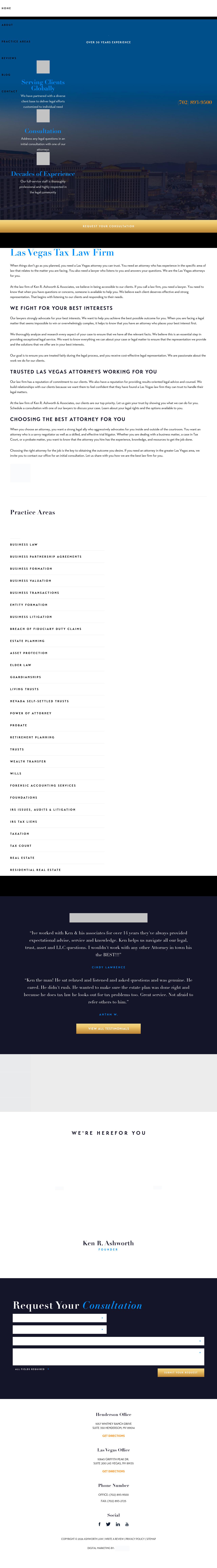 Ken R. Ashworth & Associates - Las Vegas NV Lawyers