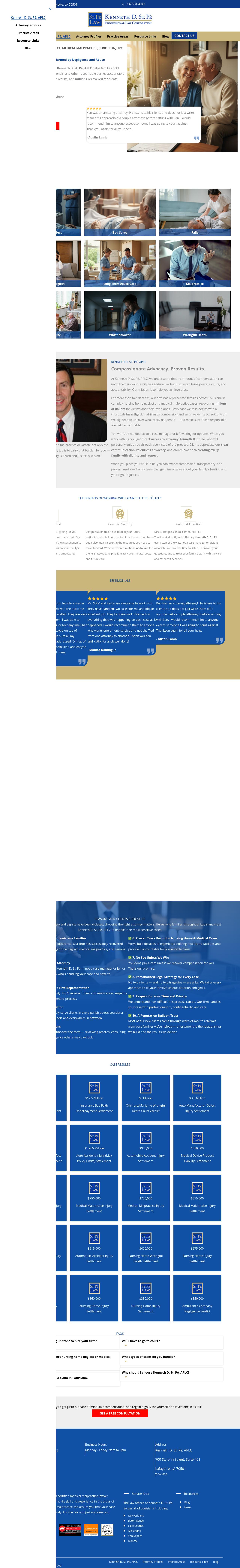 Kenneth D. St. Pe' - Lafayette LA Lawyers