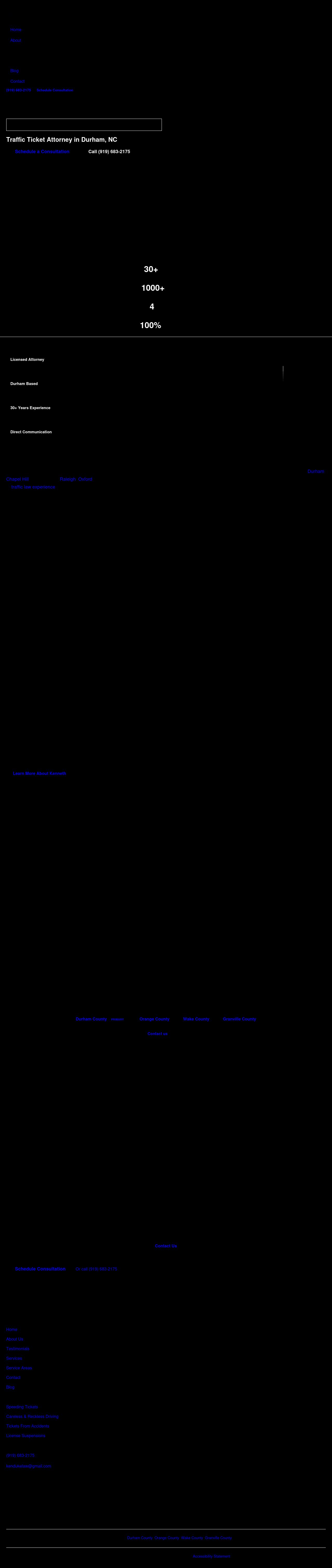 Kenneth J. Duke, Attorney at Law - Durham NC Lawyers