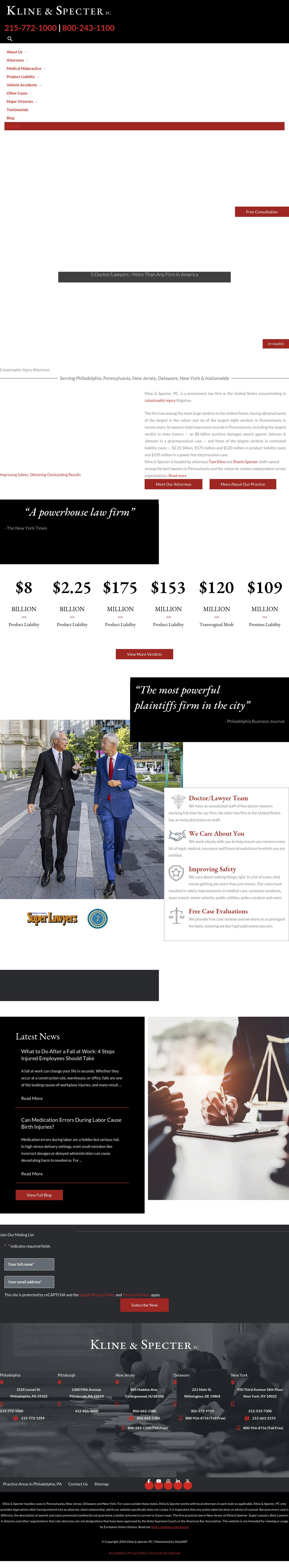 Kline & Specter PC - Philadelphia PA Lawyers