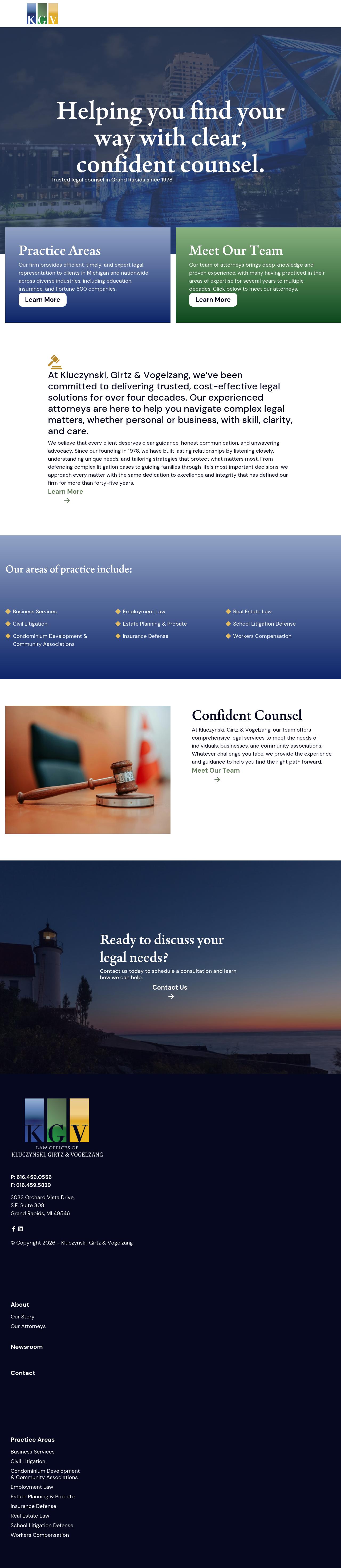 Kluczynski, Girtz & Vogelzang - Grand Rapids MI Lawyers