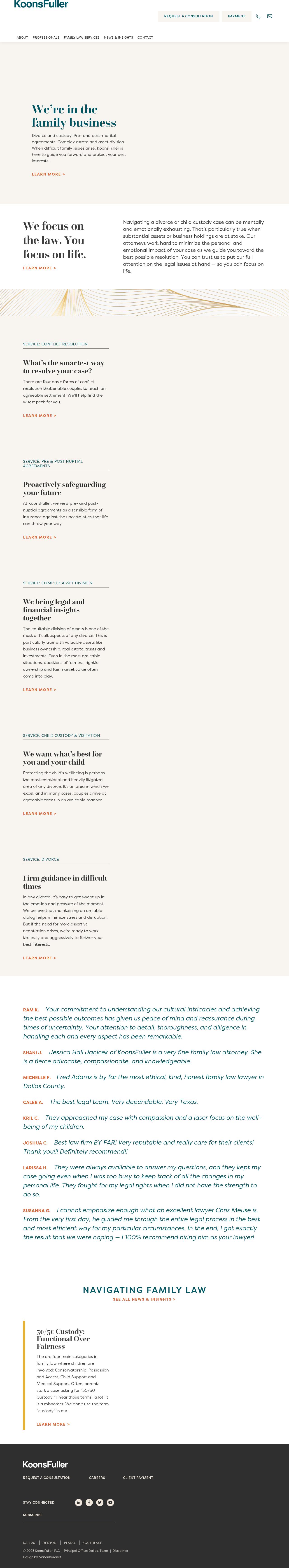 KoonsFuller, PC - Plano TX Lawyers