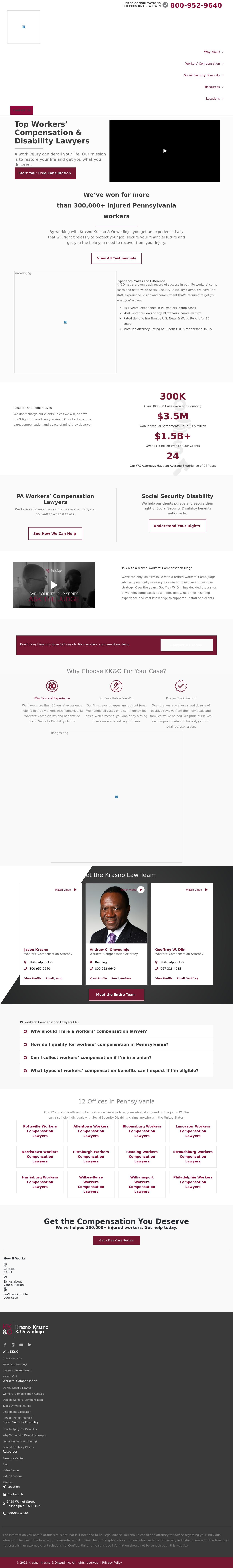 Krasno, Krasno & Onwudinjo - Reading PA Lawyers