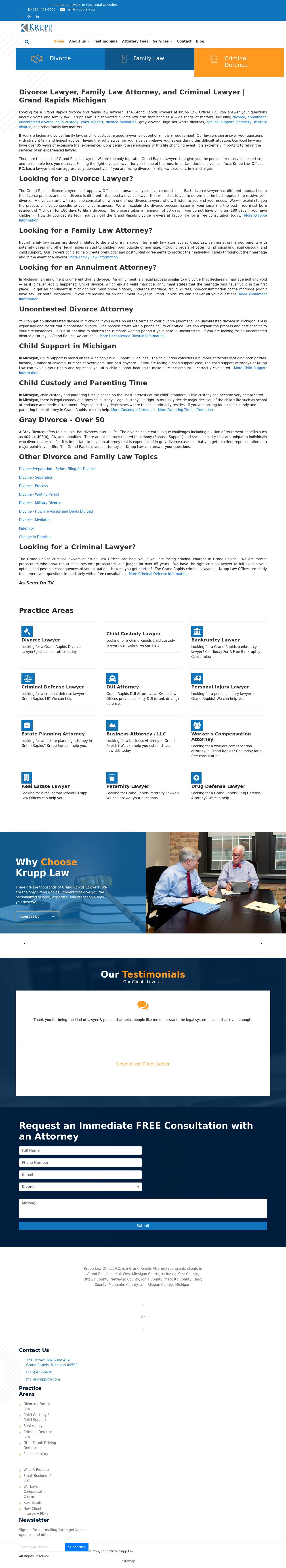Krupp Law Offices - Grand Rapids MI Lawyers