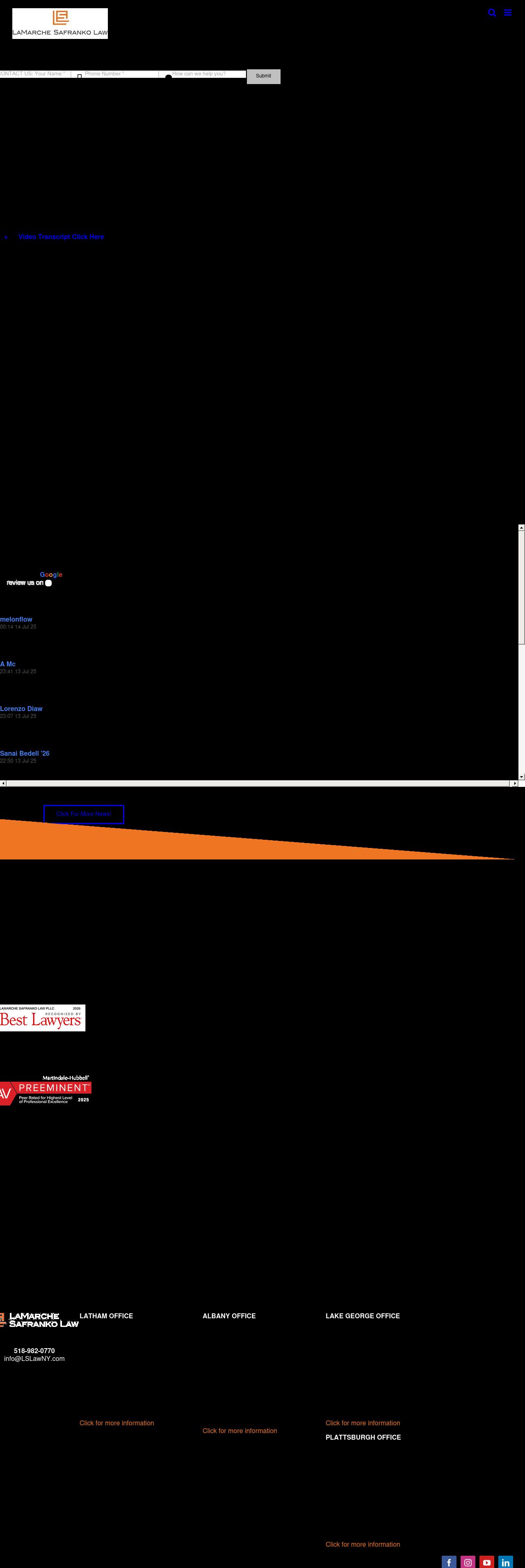 LaMarche Safranko Law PLLC - Clifton Park NY Lawyers