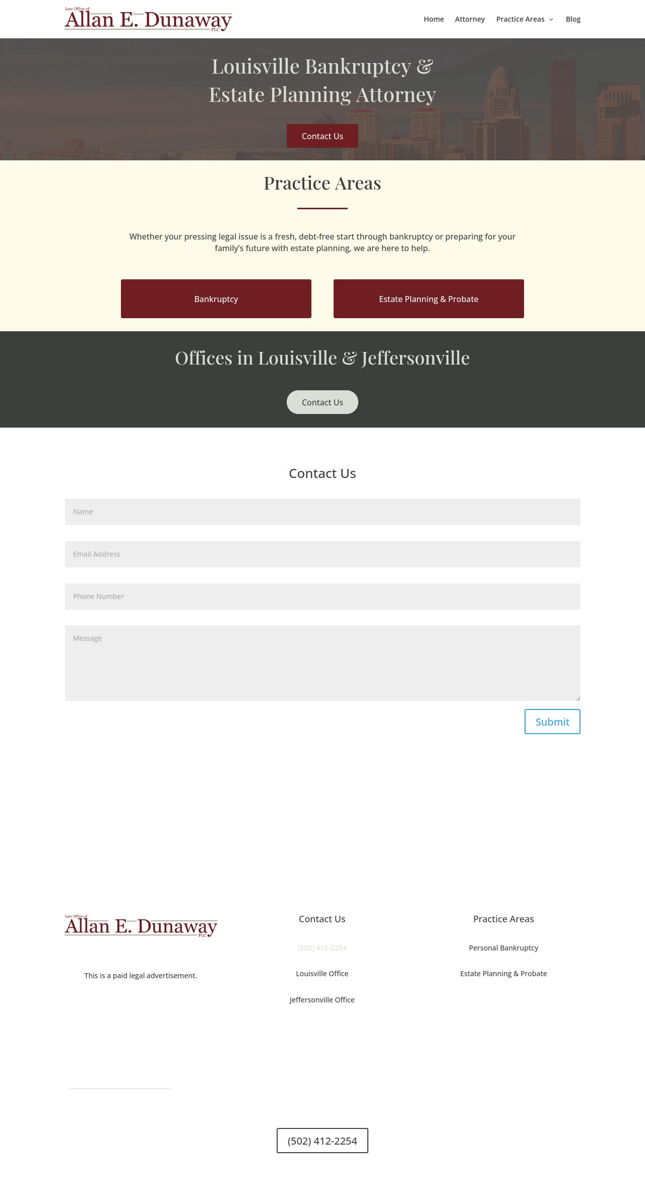 Law Office of Allan E. Dunaway, PLC - Louisville KY Lawyers