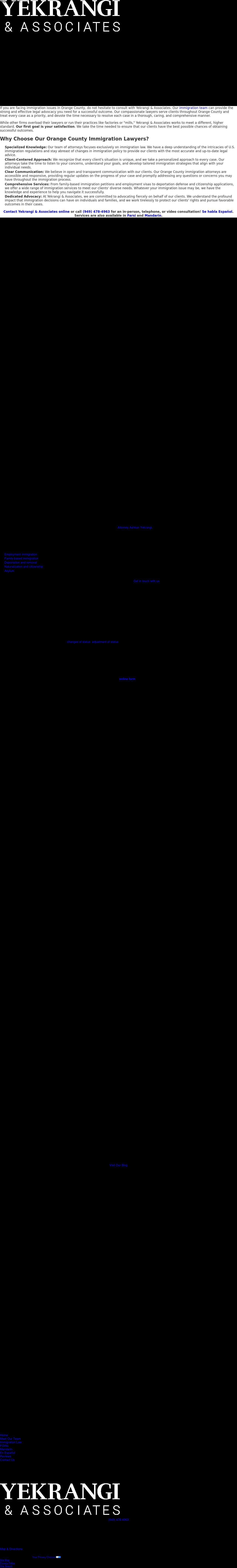 Law Office of Ashkan Yekrangi - Irvine CA Lawyers