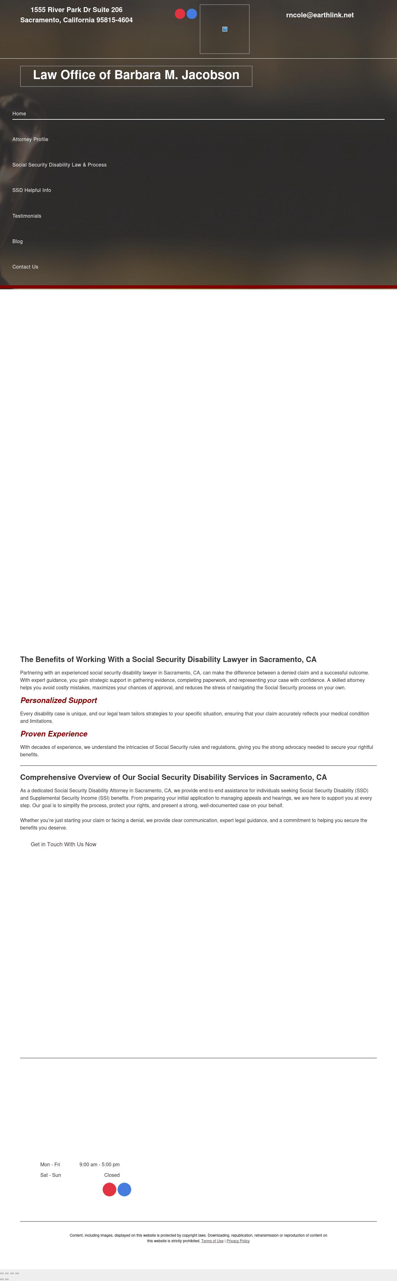 Law Office of Barbara M. Jacobson - Sacramento CA Lawyers