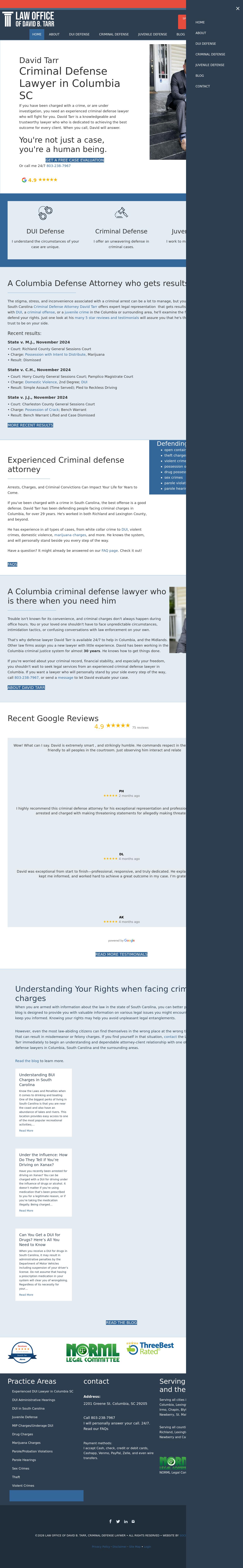 Law Office of David B. Tarr, L.L.C. - Columbia SC Lawyers