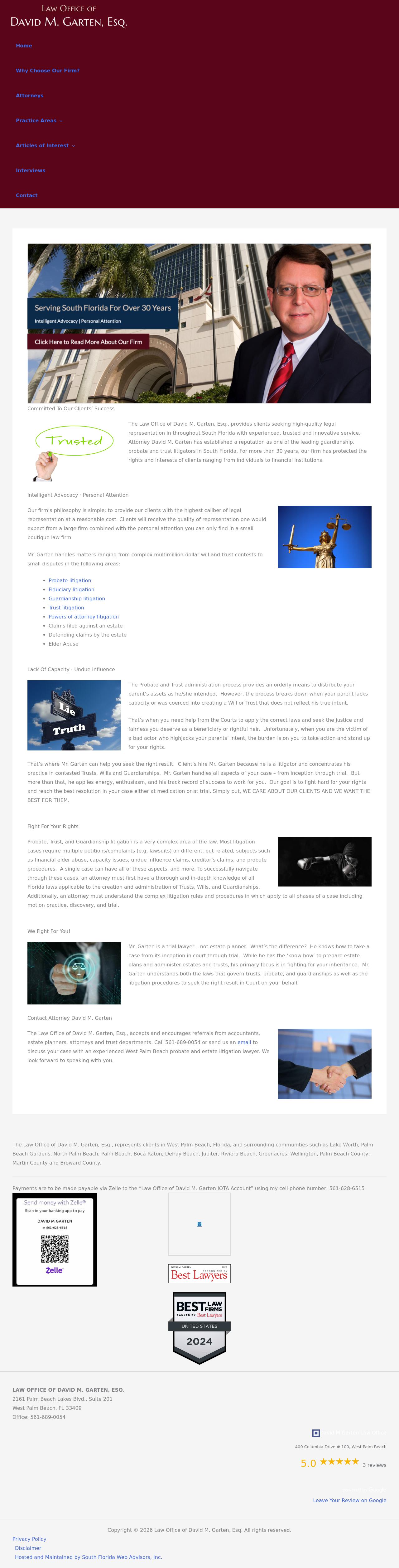 Law Office of David M. Garten, Esq. - West Palm Beach FL Lawyers