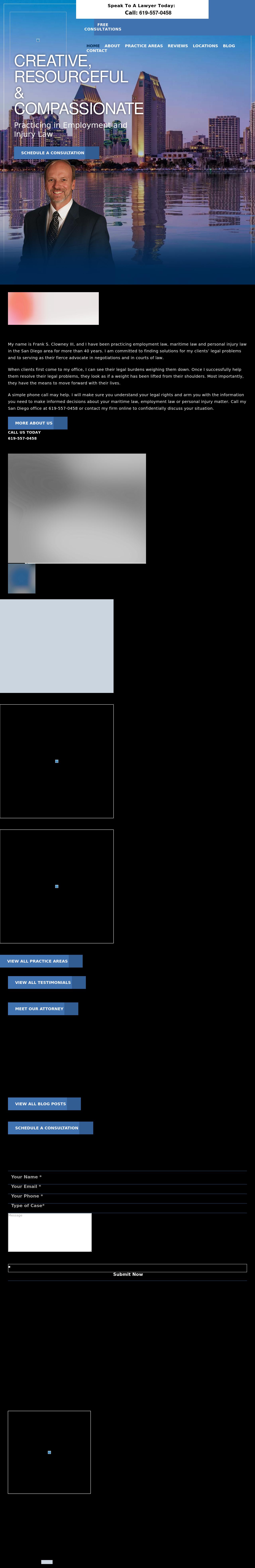 Law Office of Frank S. Clowney, III - San Diego CA Lawyers