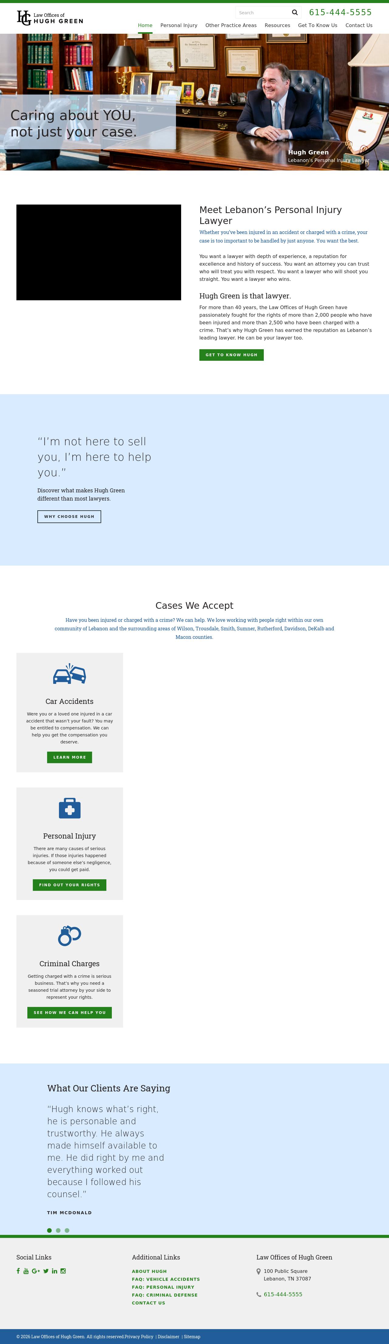 Law Office of Hugh Green - Lebanon TN Lawyers