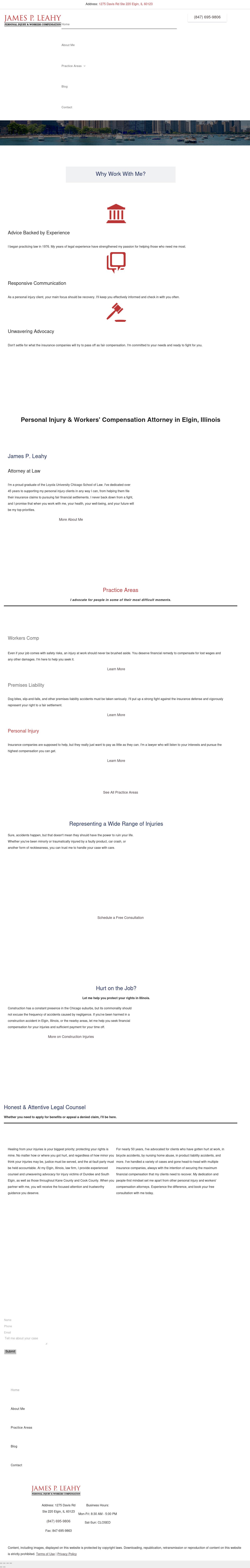 Law Office of James P. Leahy - Elgin IL Lawyers