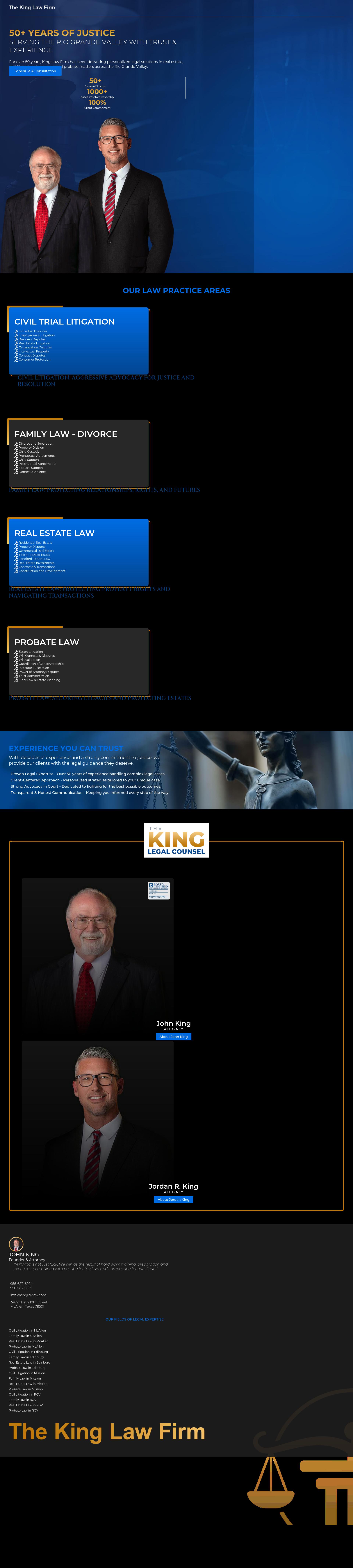 Law Office of John King - McAllen TX Lawyers