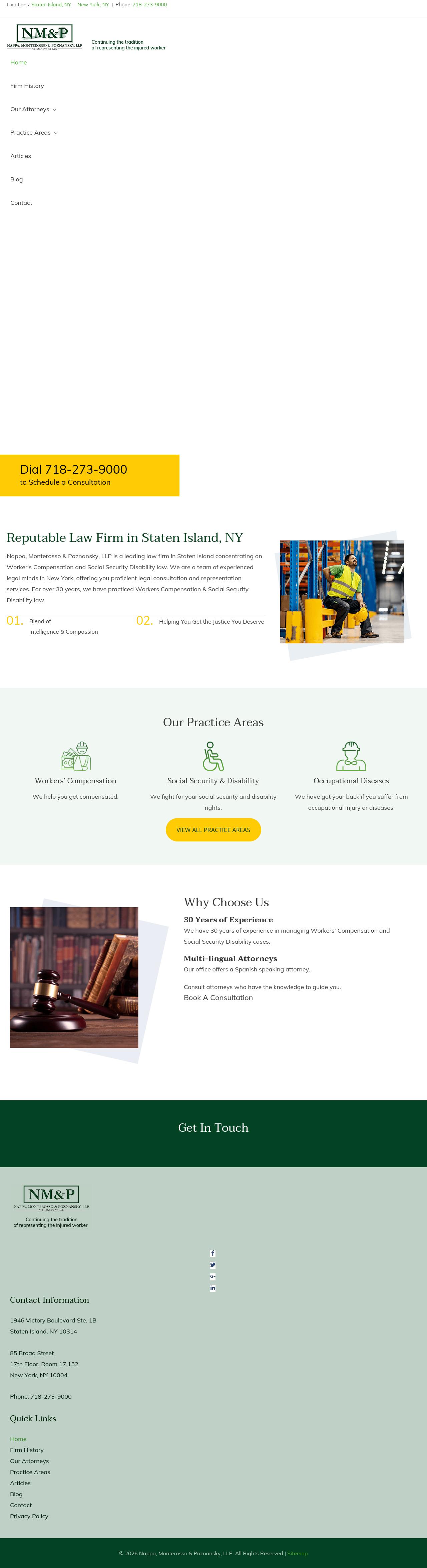 Law office of Jonathan H. Poznansky - Staten Island NY Lawyers