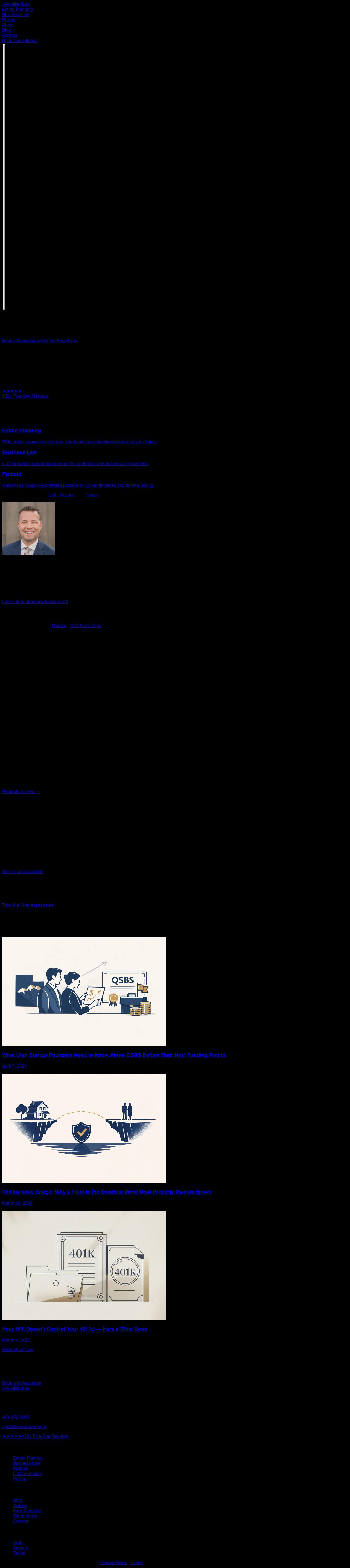 Law Office of Jonathan Miller - Salt Lake City UT Lawyers