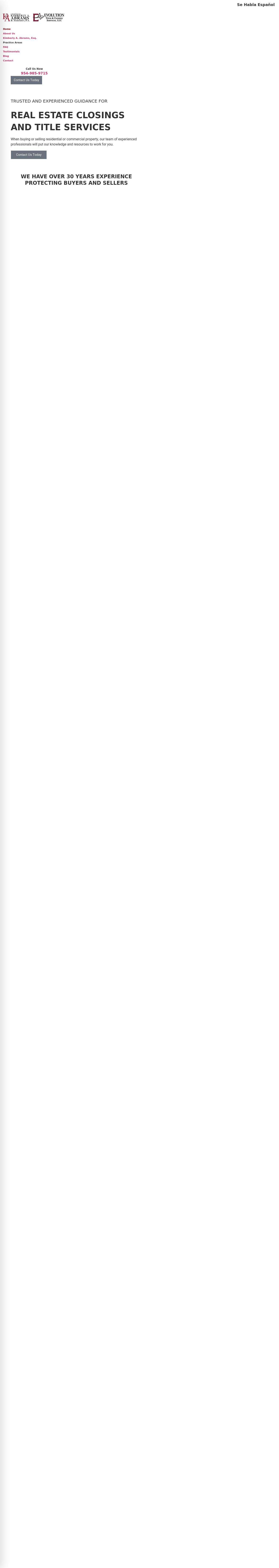 Law Office of Kimberly A. Abrams & Associates, P.A. - Hollywood FL Lawyers