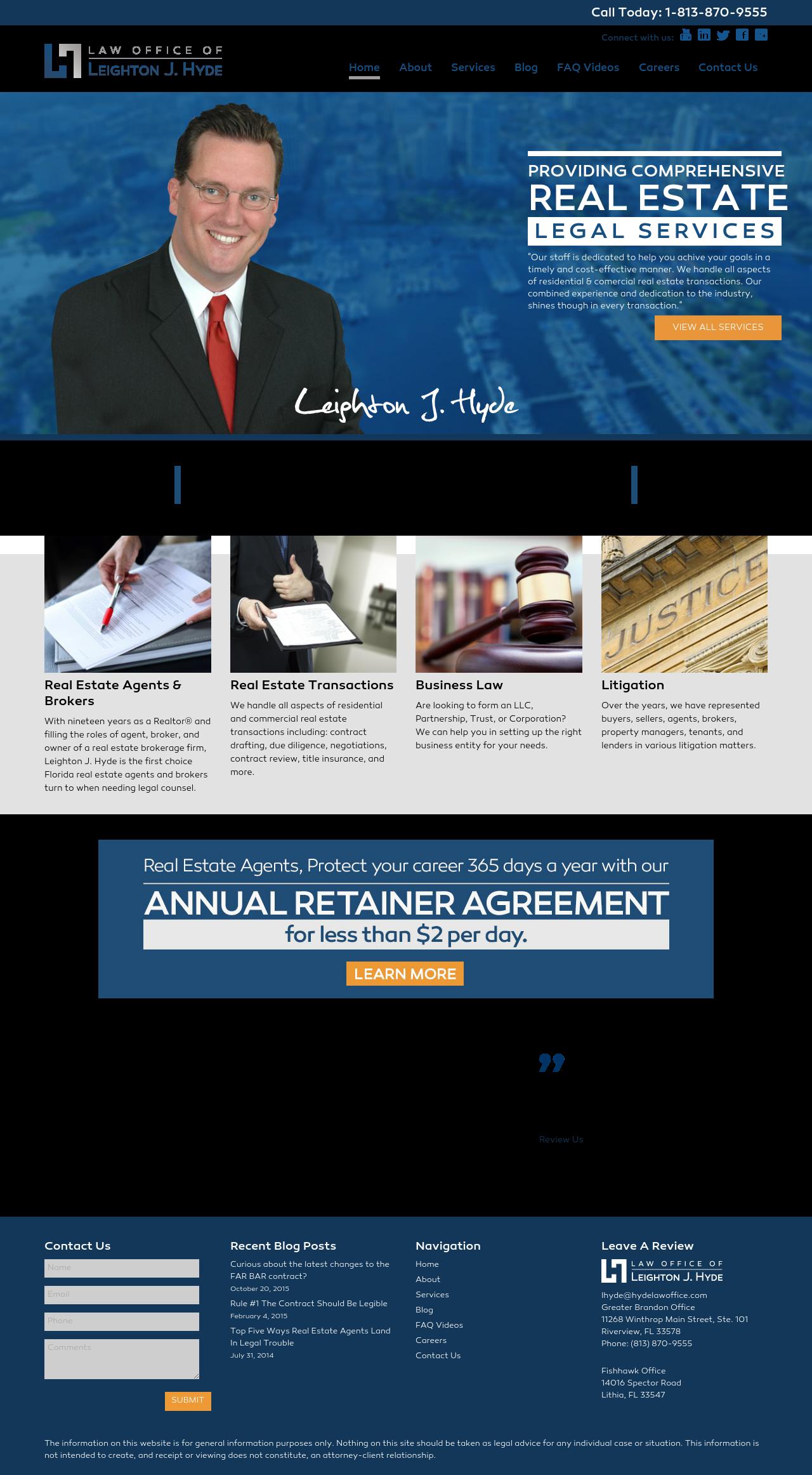 Law Office of Leighton J. Hyde - Riverview FL Lawyers