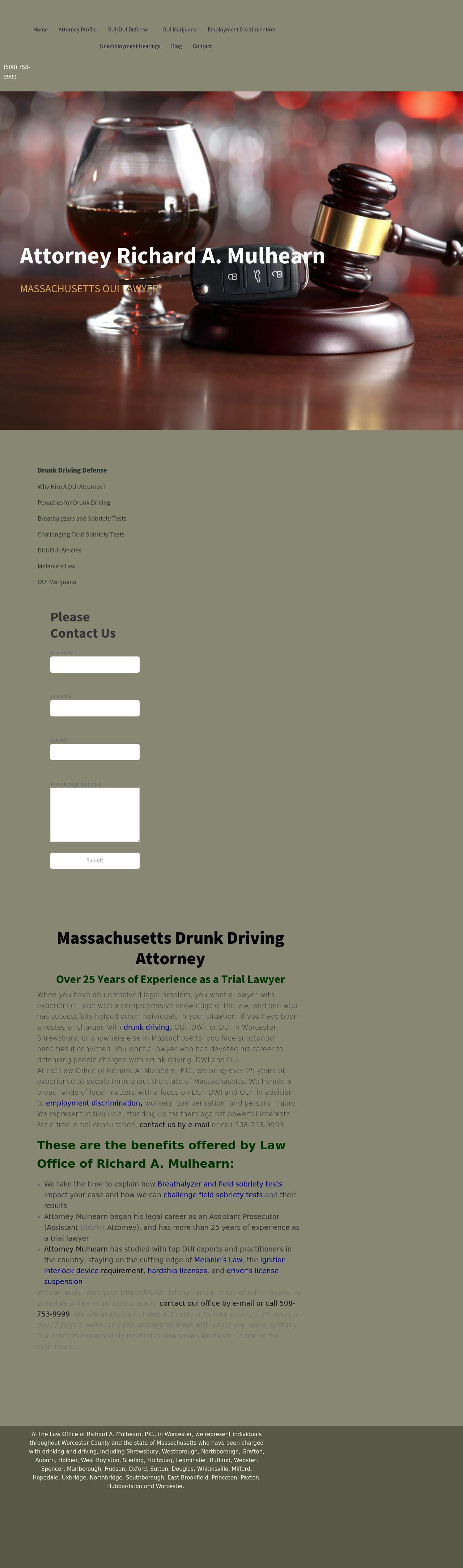 Law Office of Richard A. Mulhearn, P.C. - Worcester MA Lawyers