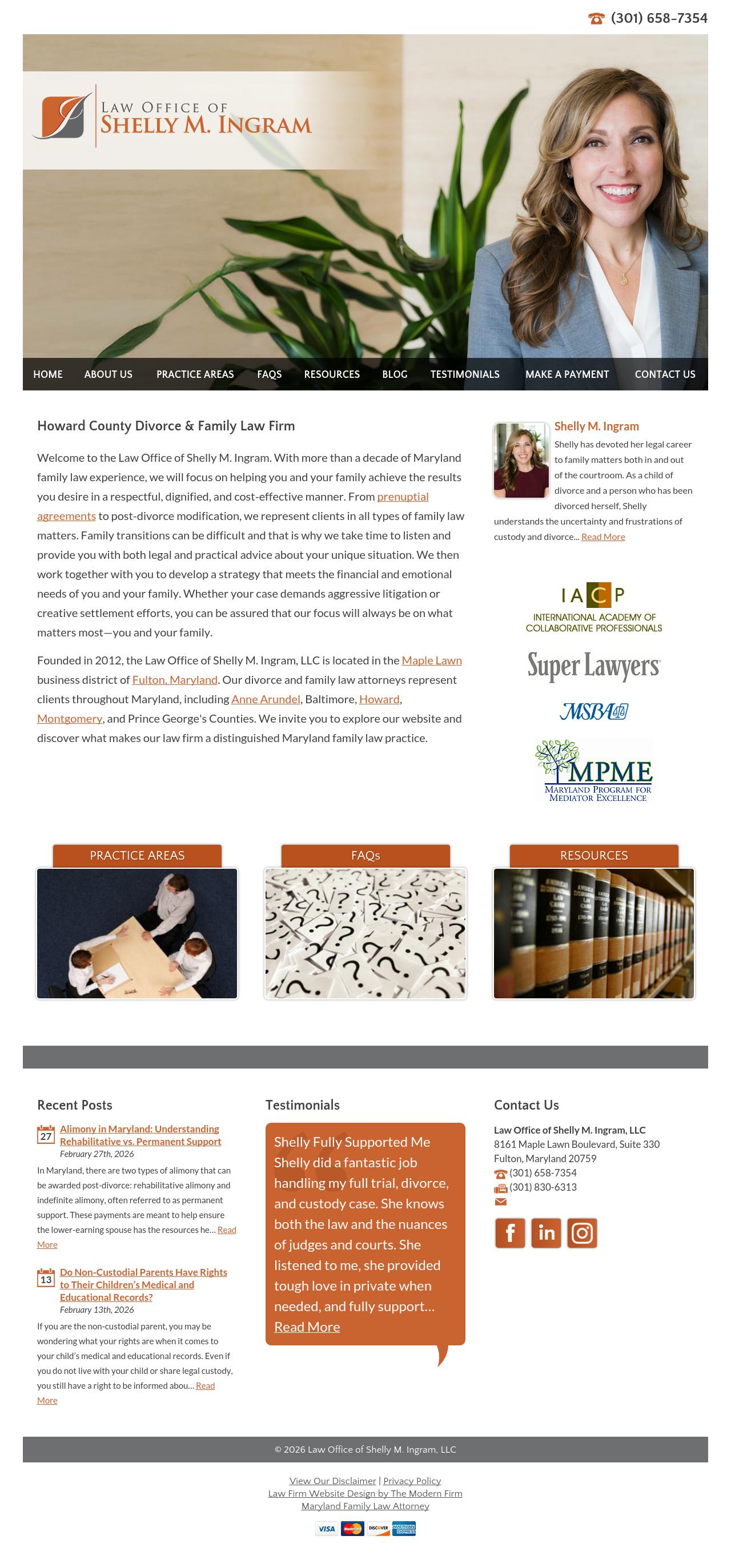 Law Office of Shelly M. Ingram, LLC - Fulton MD Lawyers