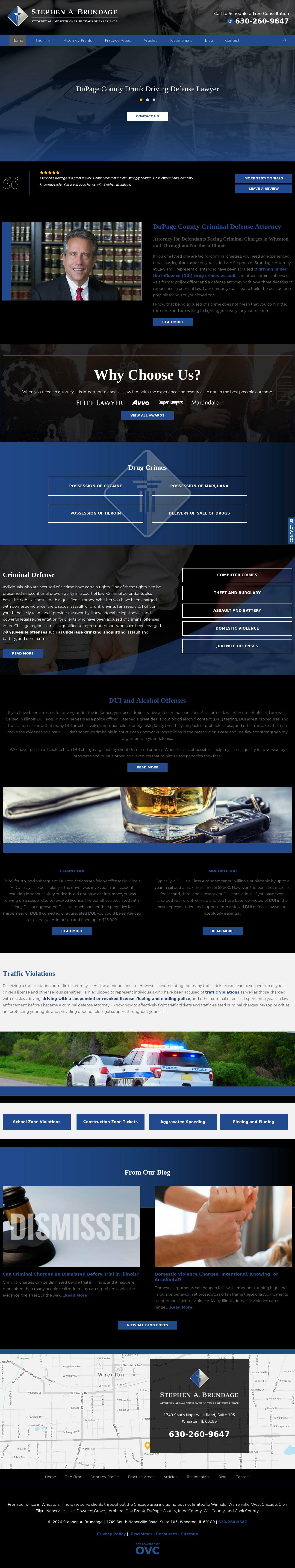 Law Office of Stephen A. Brundage - Wheaton IL Lawyers