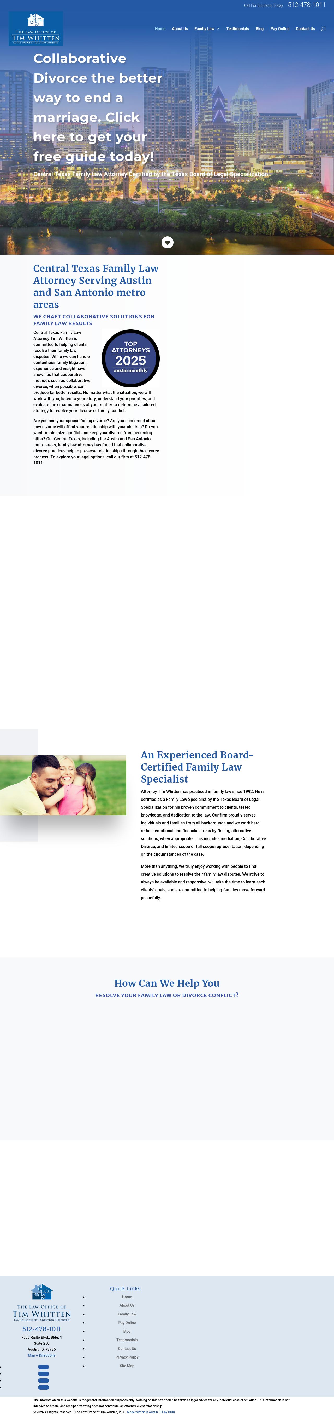 Law Office of Tim Whitten, P.C. - Austin TX Lawyers