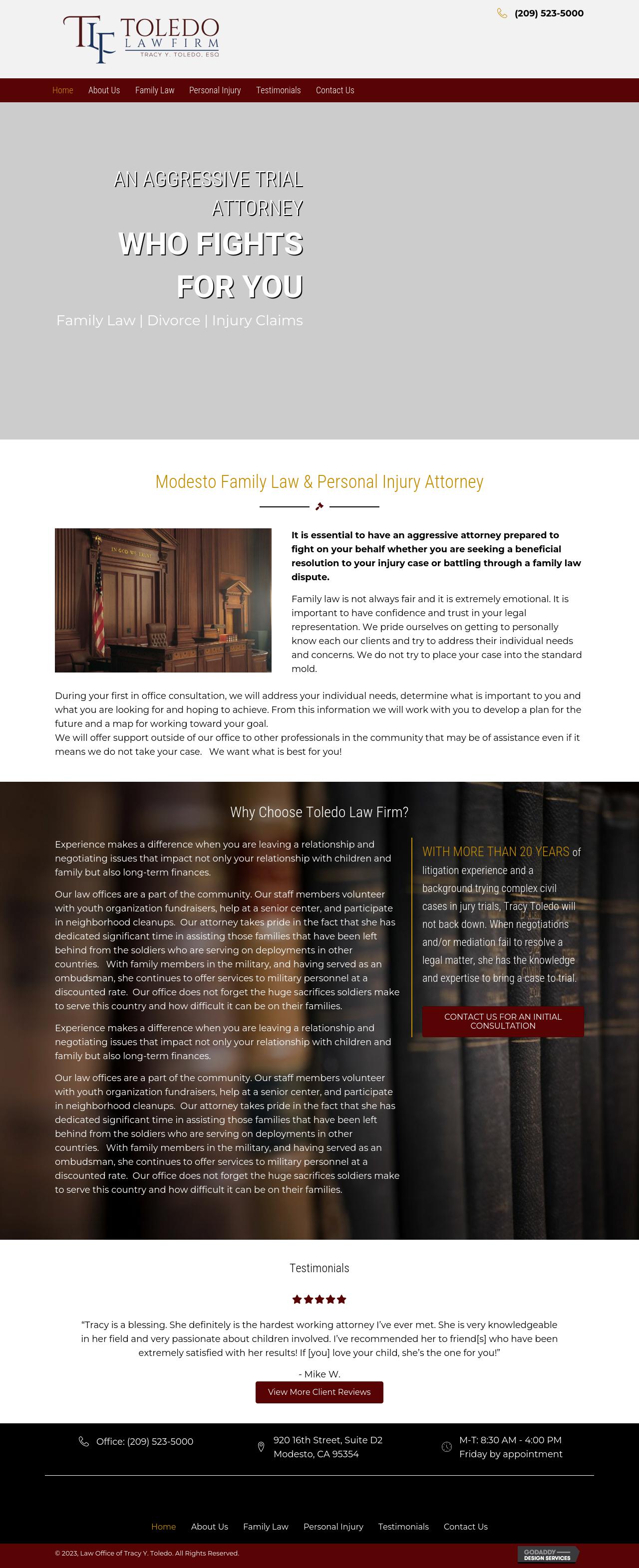 Law Office of Tracy Y. Toledo - Modesto CA Lawyers