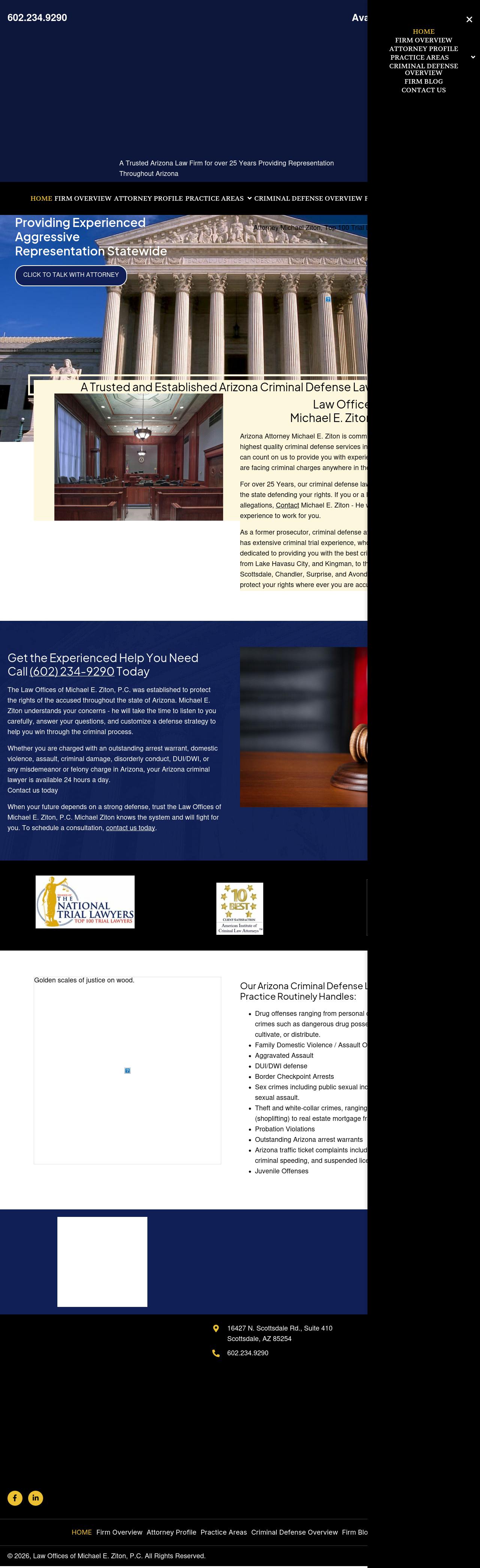 Law Offices Michael E. Ziton, P.C. - Phoenix AZ Lawyers