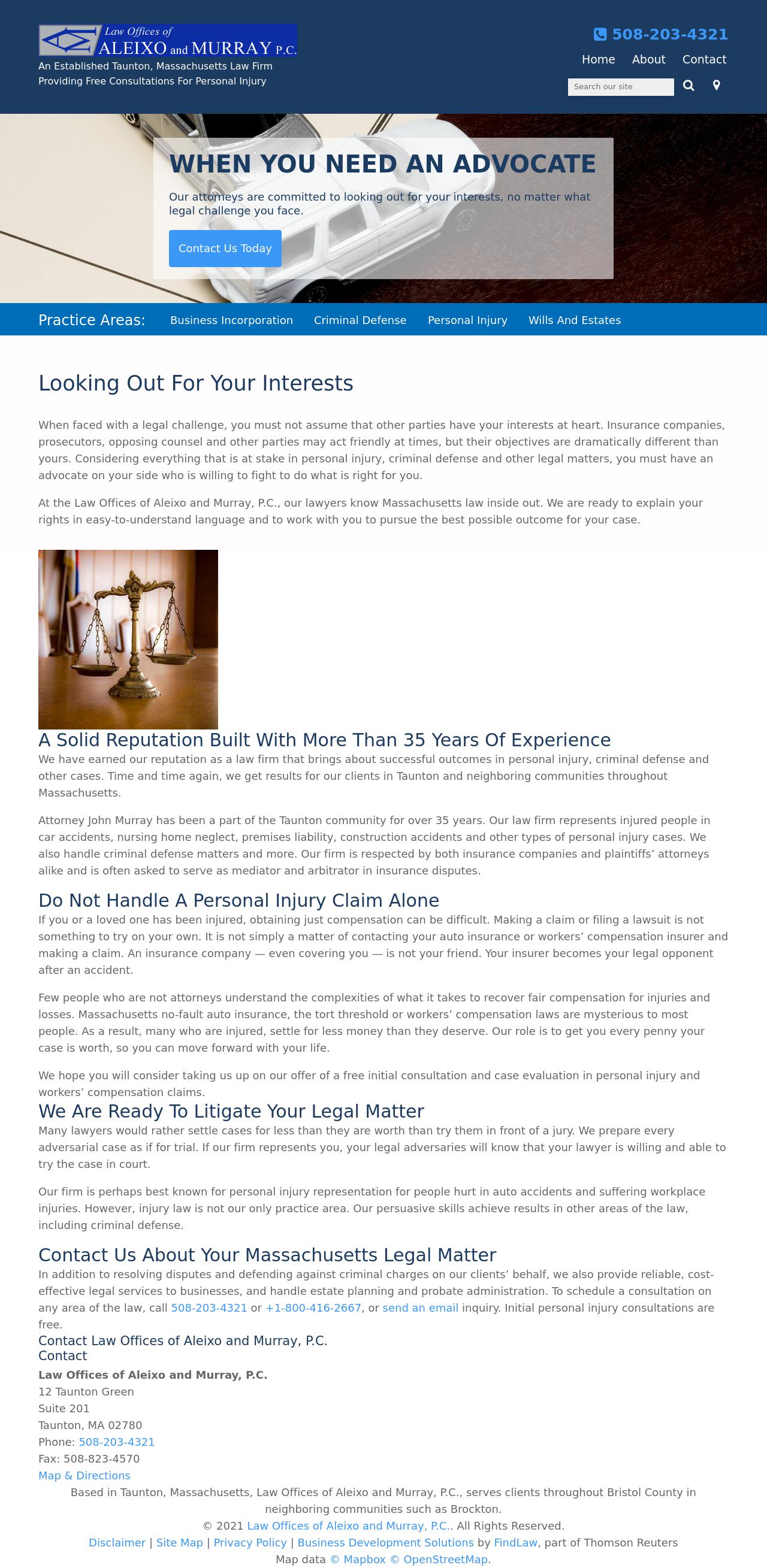 Law Offices of Aleixo and Murray, P.C. - Taunton MA Lawyers