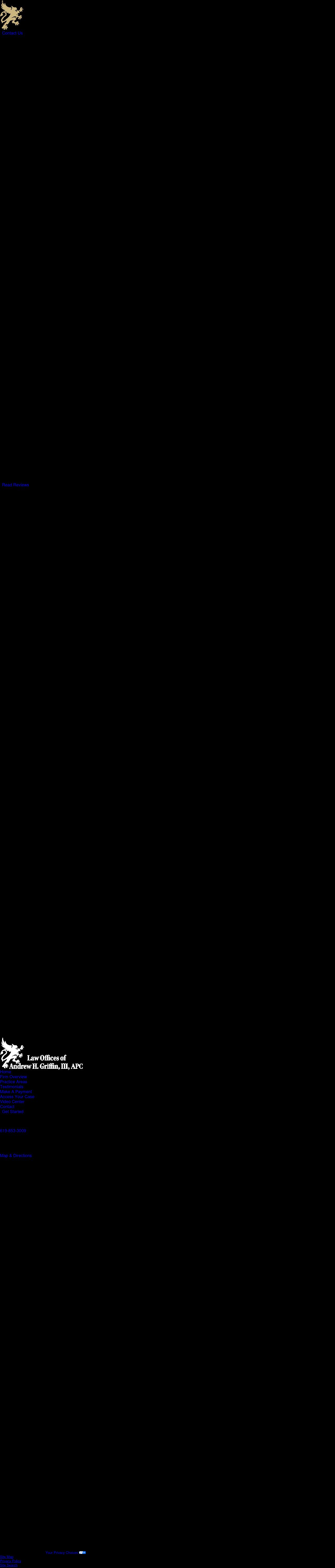 Law Offices of Andrew H. Griffin III - El Cajon CA Lawyers