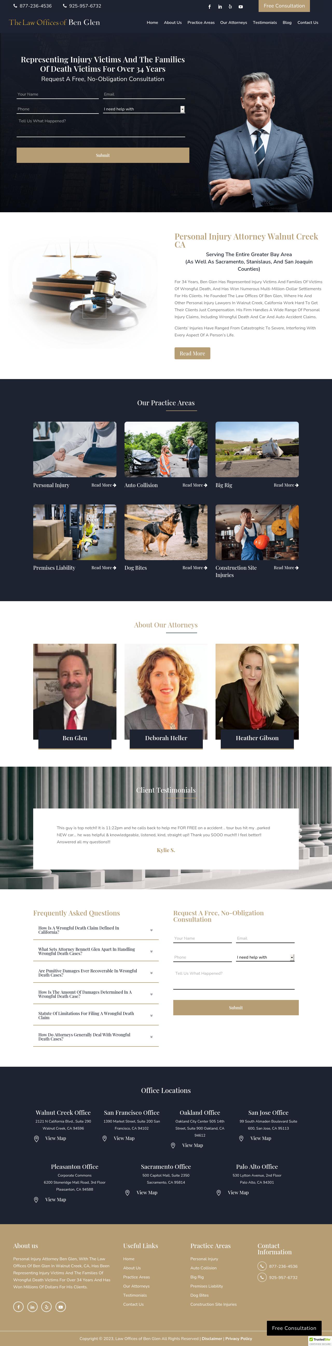 Law Offices of Ben Glen, PC - Walnut Creek CA Lawyers