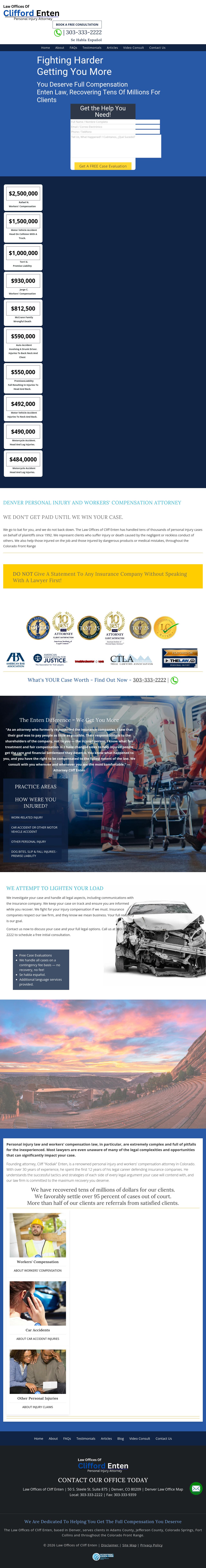 Law Offices of Cliff Enten - Denver CO Lawyers