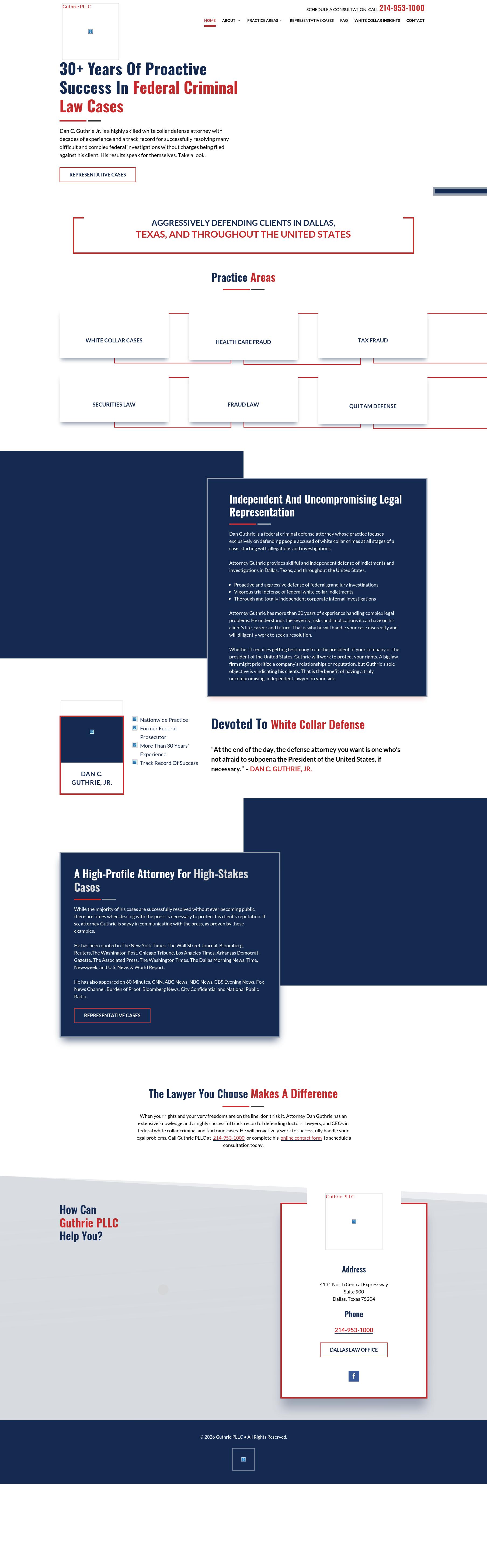 Law Offices of Dan C. Guthrie, Jr. - Dallas TX Lawyers