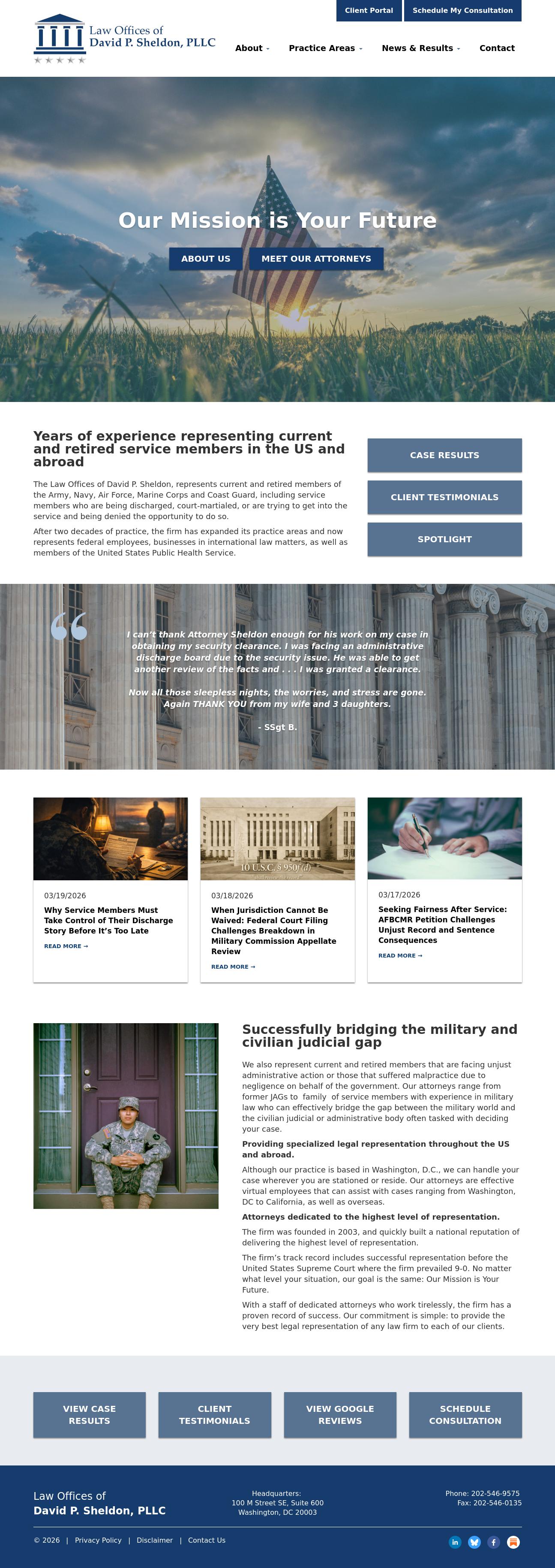 Law Offices of David P. Sheldon - Washington DC Lawyers