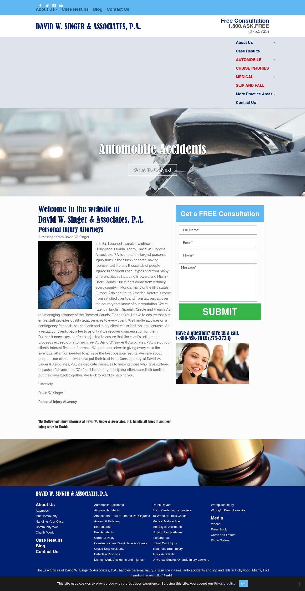 Law Offices of David W. Singer & Associates, P.A. - Hollywood FL Lawyers