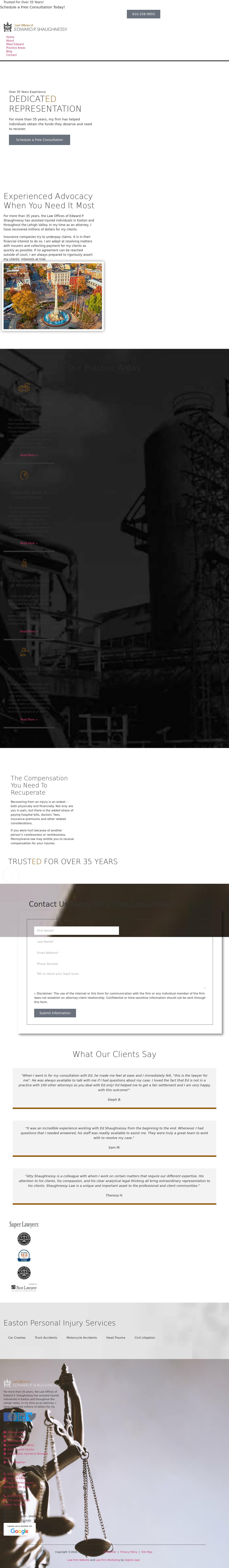 Law Offices of Edward P. Shaughnessy - Easton PA Lawyers
