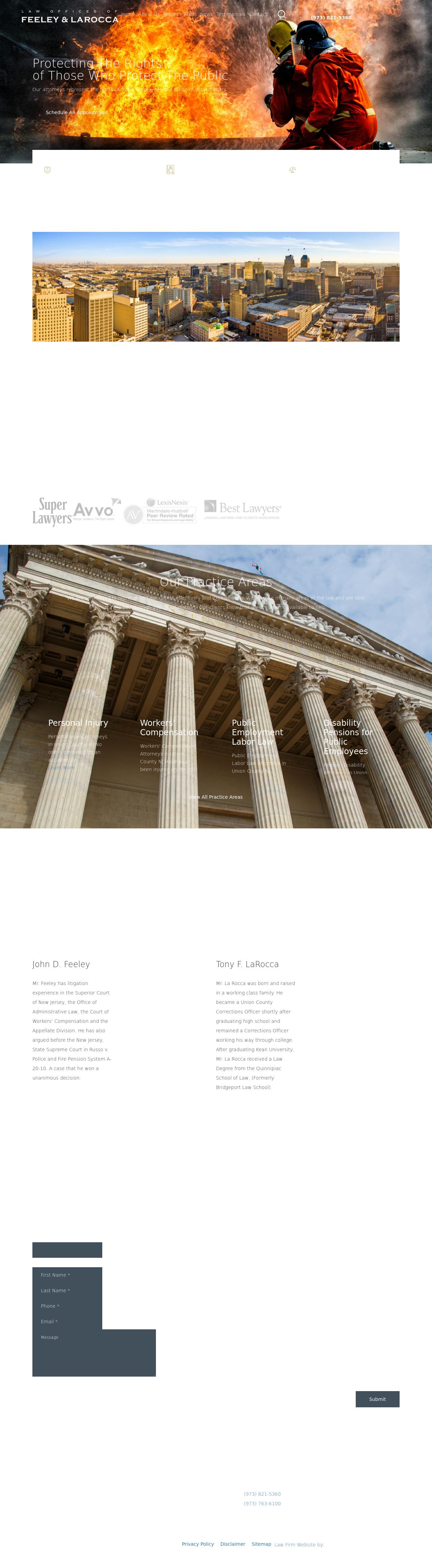 Law Offices of Feeley & LaRocca - South Orange NJ Lawyers