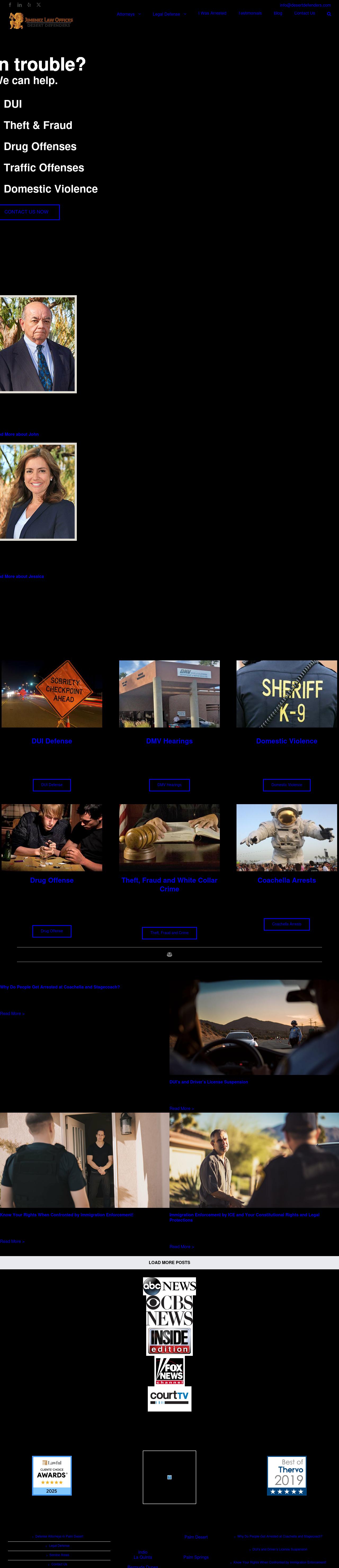 Law Offices of John Jimenez - Palm Desert CA Lawyers