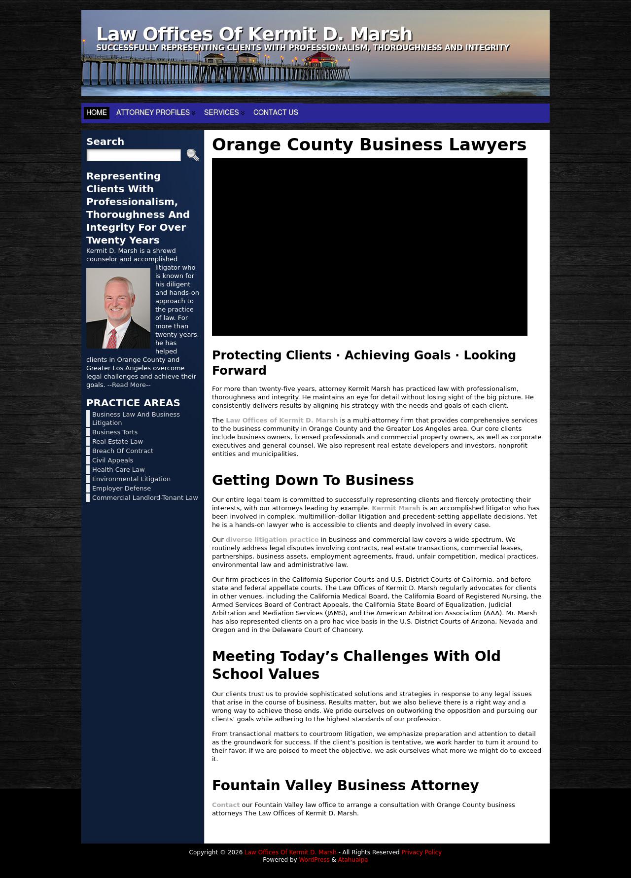 Law Offices of Kermit D. Marsh - Fountain Valley CA Lawyers