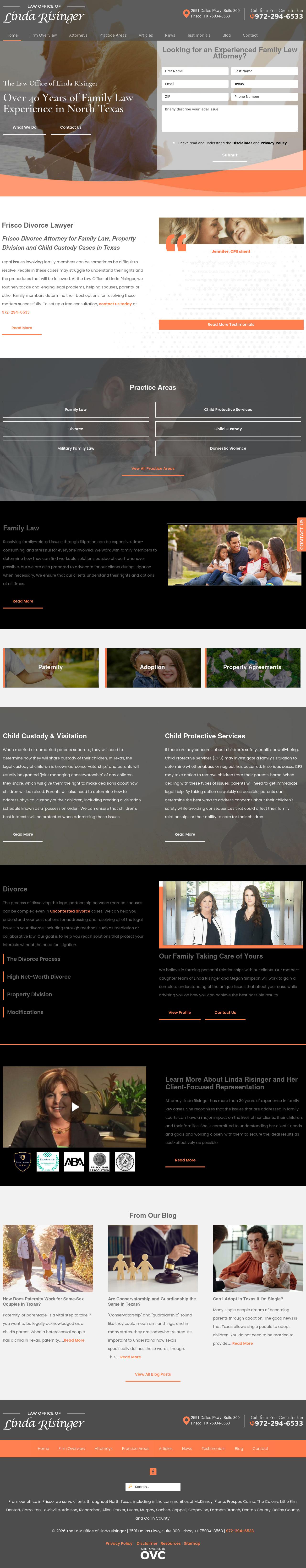 Law Offices of Linda Risinger - Frisco TX Lawyers