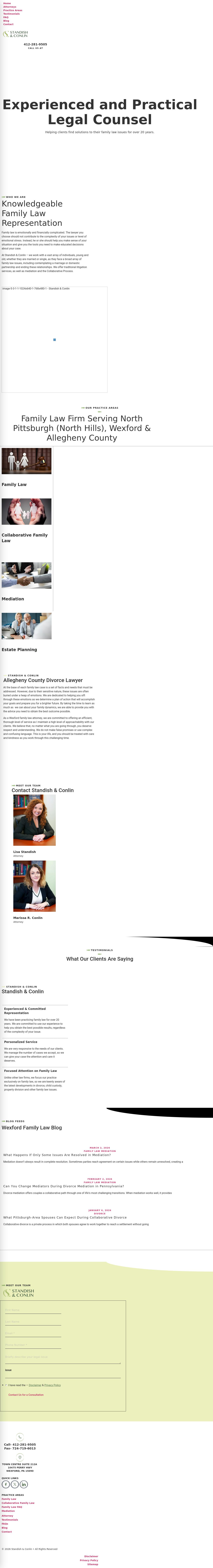 Law Offices of Lisa Standish - Wexford PA Lawyers